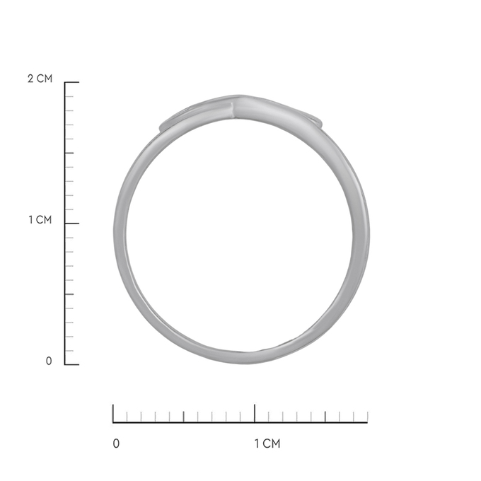 Кольцо из золота 585 пробы c бриллиантом, Л 4506 7229 за 19920