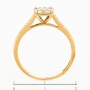 Кольцо из комбинированного золота 585 пробы c 25 бриллиантами Л18104762 фото 3