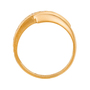 Кольцо из красного золота 585 пробы c фианитами Л66020100 фото 3