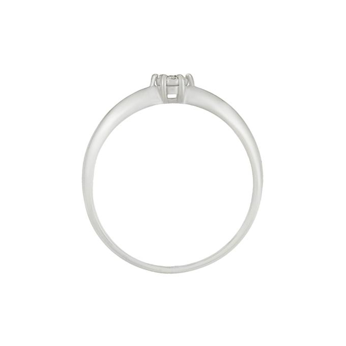 Кольцо из золота 585 пробы c бриллиантом, Л 2913 0910 за 17200