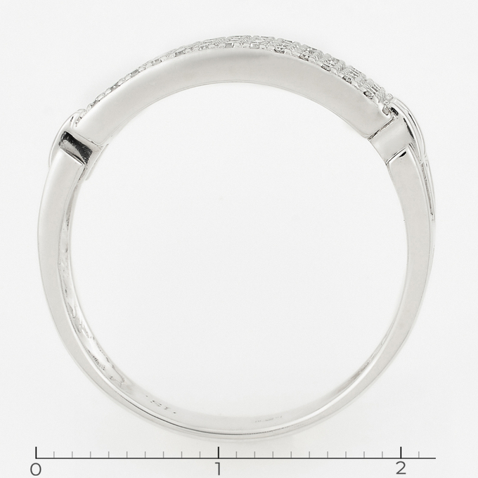 Кольцо из белого золота 585 пробы c 71 бриллиантами, Л 3504 9447 за 64800