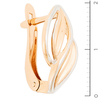Серьги из комбинированного золота 585 пробы