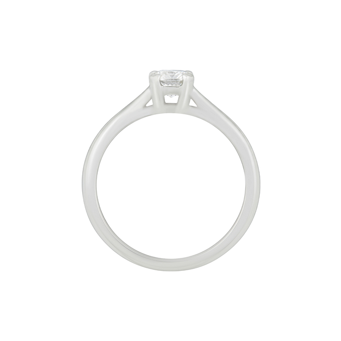 Кольцо из золота 585 пробы c бриллиантом, Л 2811 6915 за 120720