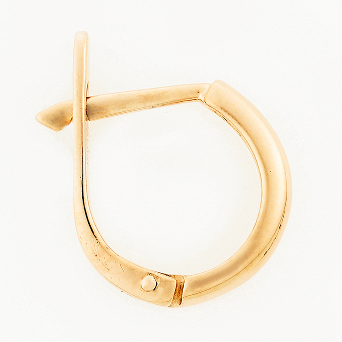 Серьги из красного золота 585 пробы