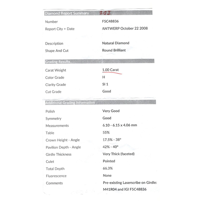 Серьги из золота 585 пробы c бриллиантами