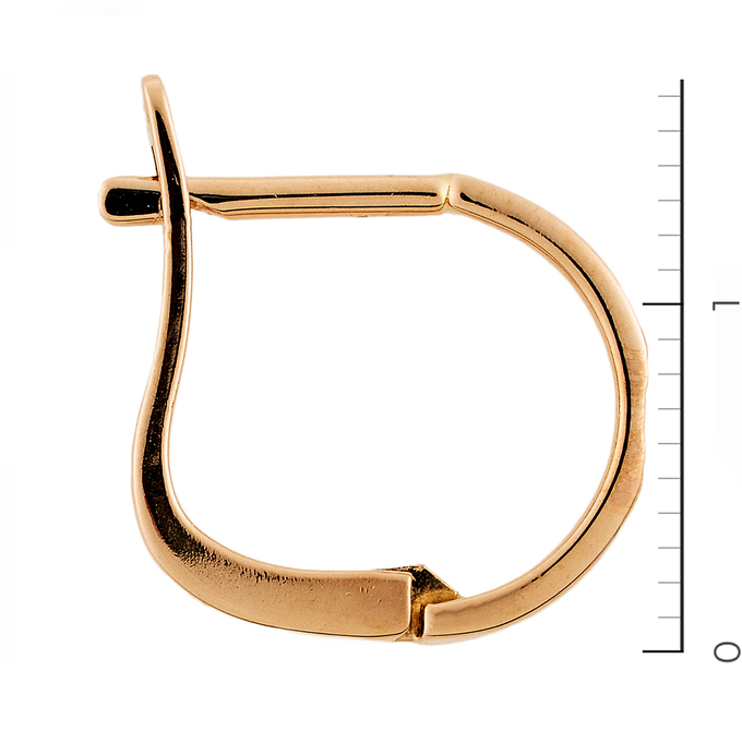 Серьги из красного золота 585 пробы