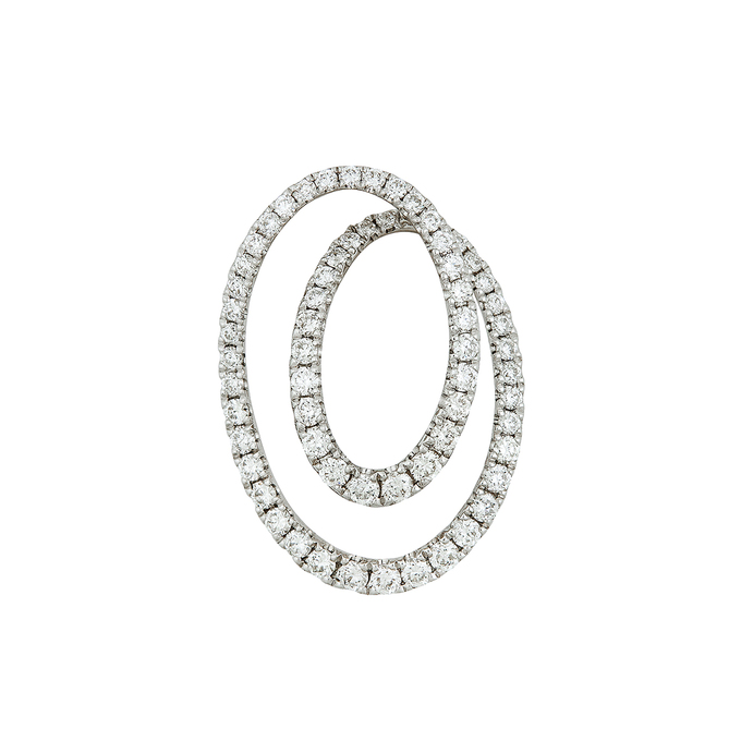 Подвеска из золота 750 пробы c бриллиантами