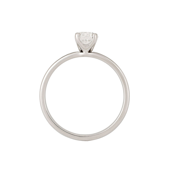 Кольцо из золота 585 пробы c бриллиантом