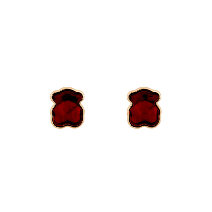 Серьги из золота 585 пробы с янтарём, Ц О007 3571 за 20000