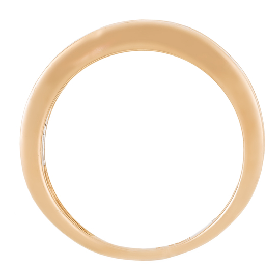 Кольцо из комбинированного золота 585 пробы c 50 бриллиантами, Л05142087 за 24900