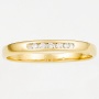 Кольцо из желтого золота 585 пробы c 5 бриллиантами Л39097983 фото 2