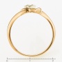 Кольцо из комбинированного золота 585 пробы c 3 бриллиантами Л28073070 фото 4