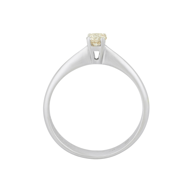 Кольцо из золота 750 пробы c бриллиантом, Л 5104 2015 за 42320