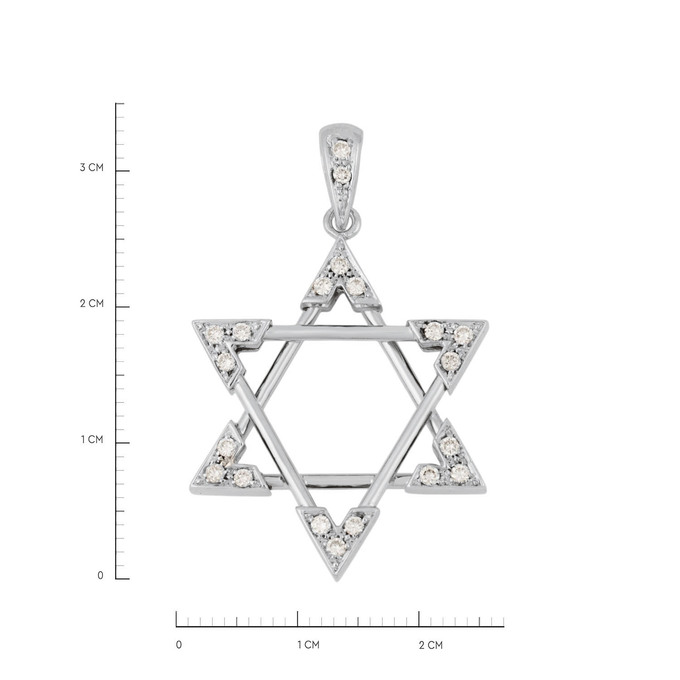 Подвеска из золота 585 пробы c бриллиантами, Л 1615 9169 за 56720