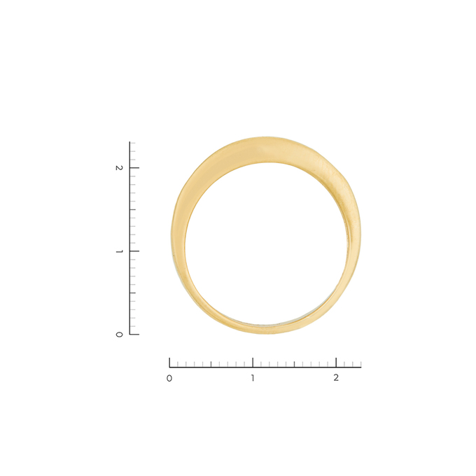 Кольцо из желтого золота 585 пробы c 22 бриллиантами, Л 3910 6373 за 68720