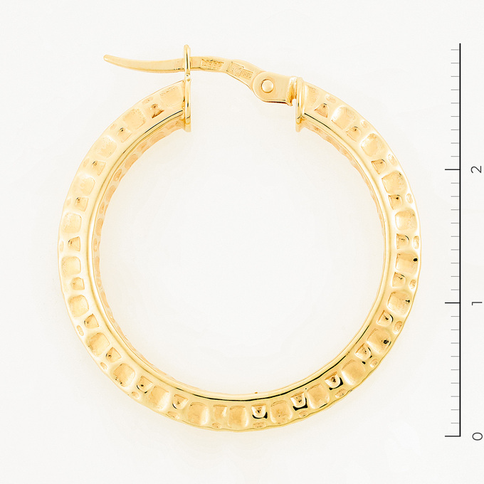 Серьги из желтого золота 585 пробы