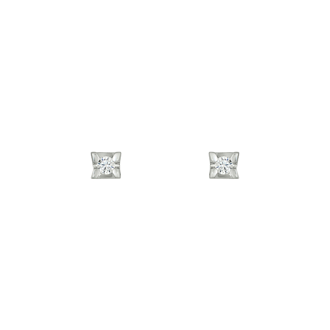 Серьги из золота 585 пробы с бриллиантами, Ц О007 4661 за 16000