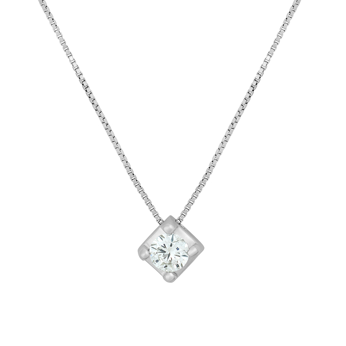 Колье из золота 750 пробы c бриллиантом, Л 5103 9556 за 124000