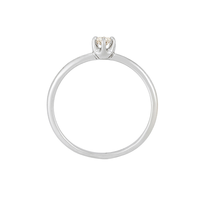 Кольцо из золота 585 пробы c бриллиантом, Л 6202 1022 за 21520