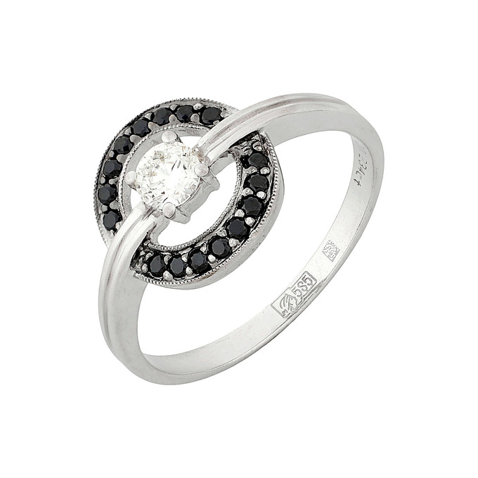 Кольцо из золота 585 пробы c бриллиантами, Л 2316 6985 за 47100