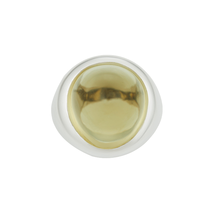 Кольцо из золота 585 пробы c цитрином, Л 2415 3775 за 161490