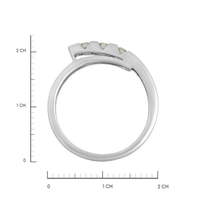 Кольцо из золота 750 пробы c бриллиантами, Л 3309 6193 за 41600