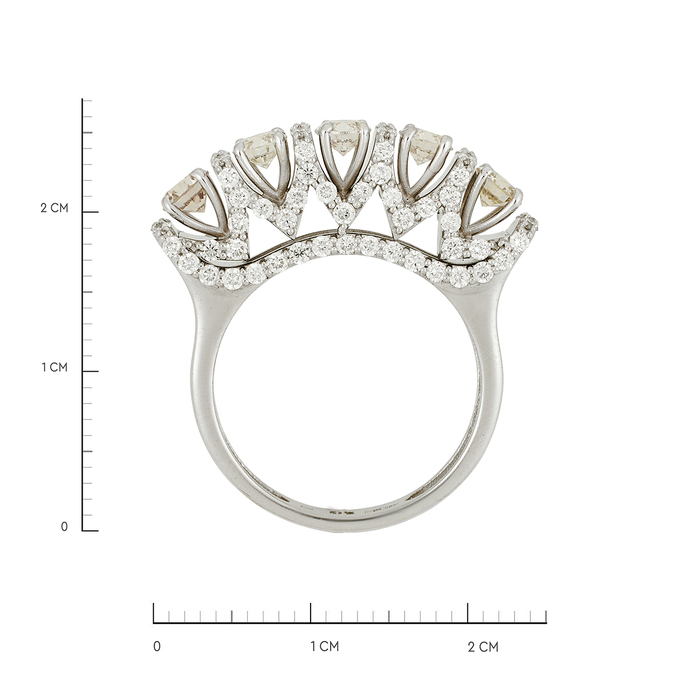 Кольцо из золота 585 пробы c бриллиантами, Л 5500 9088 за 250000