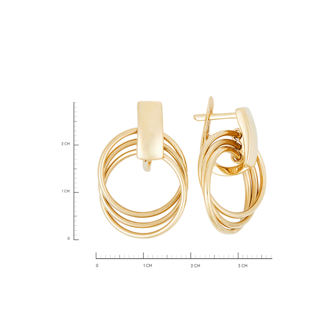 Серьги из золота 585 пробы, Л 3014 0448 за 45500