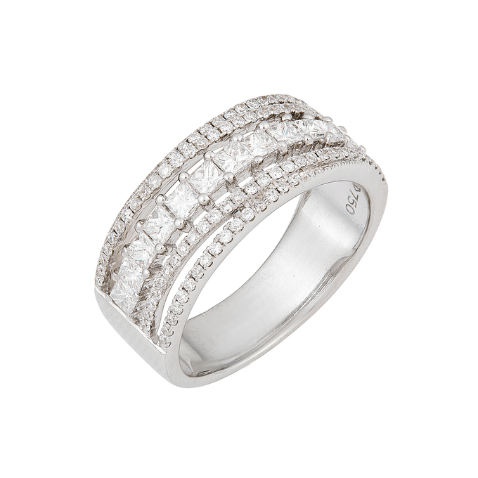 Кольцо из золота 750 пробы c бриллиантами, Л 5208 1509 за 102000