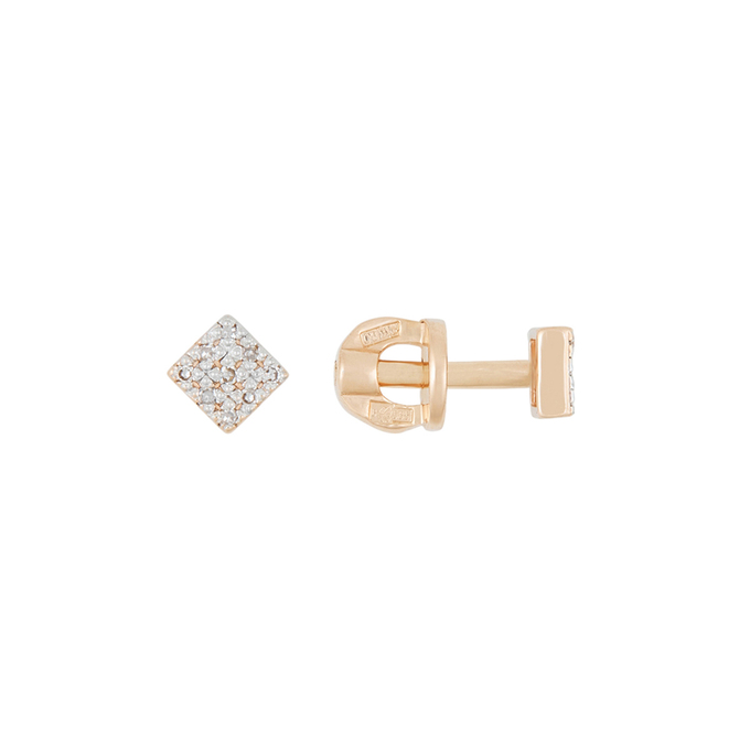 Серьги из золота 585 пробы c бриллиантами, Л 7502 4707 за 12400