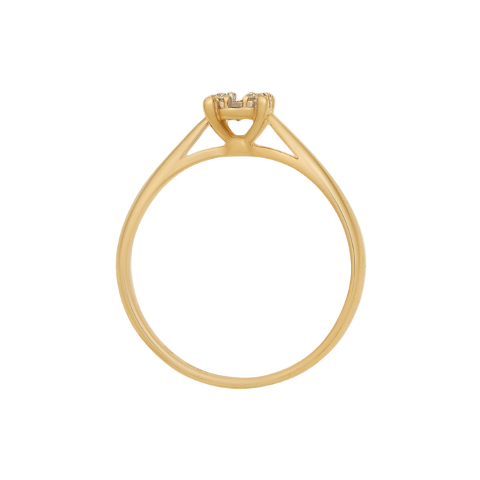 Кольцо из золота 585 пробы c бриллиантами, Л 2811 8460 за 35920