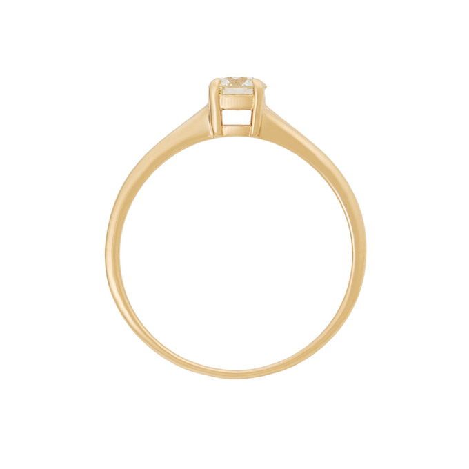 Кольцо из золота 585 пробы c бриллиантом, Л 6201 3494 за 62000