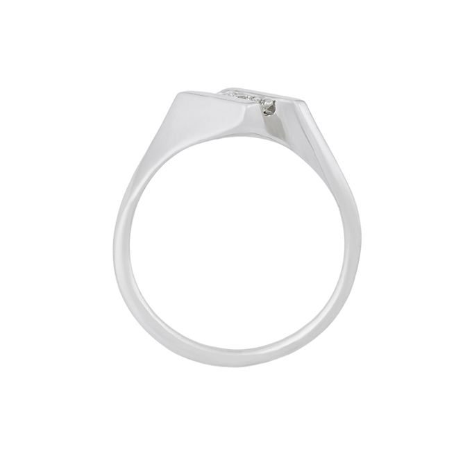 Кольцо из золота 585 пробы c бриллиантами