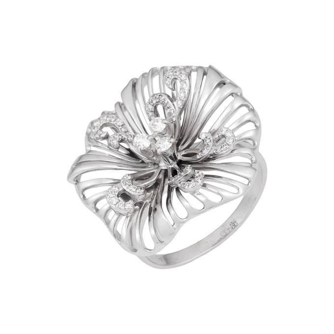 Кольцо из золота 585 пробы c бриллиантами, Л 6302 5838 за 96000