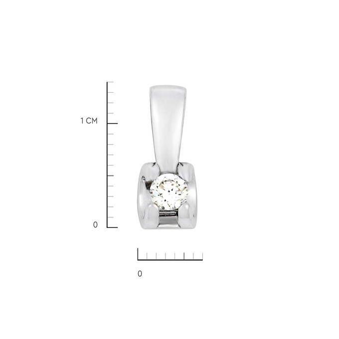 Подвеска из золота 585 пробы c бриллиантом, Л 3014 4838 за 20500
