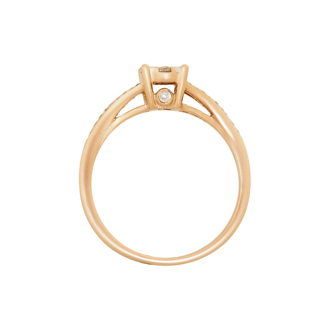 Кольцо из золота 585 пробы c бриллиантами, Л 0808 8501 за 34000