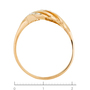 Кольцо из комбинированного золота 585 пробы Л58042175 фото 4
