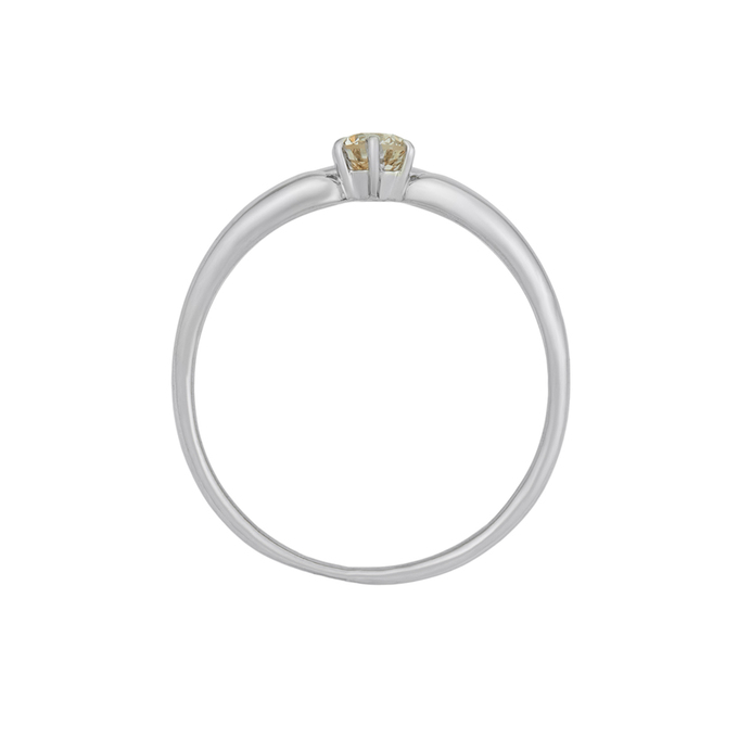 Кольцо из золота 585 пробы c бриллиантом, Л 3208 7927 за 59600