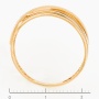 Кольцо из комбинированного золота 585 пробы c фианитами Л23153531 фото 4