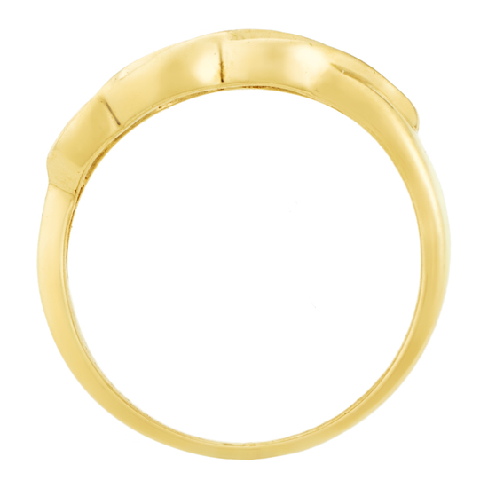 Кольцо из желтого золота 750 пробы c 10 бриллиантами, Л09029012 за 23340