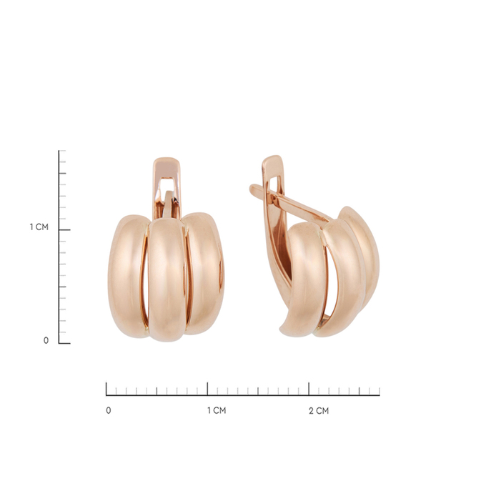 Серьги из золота 585 пробы