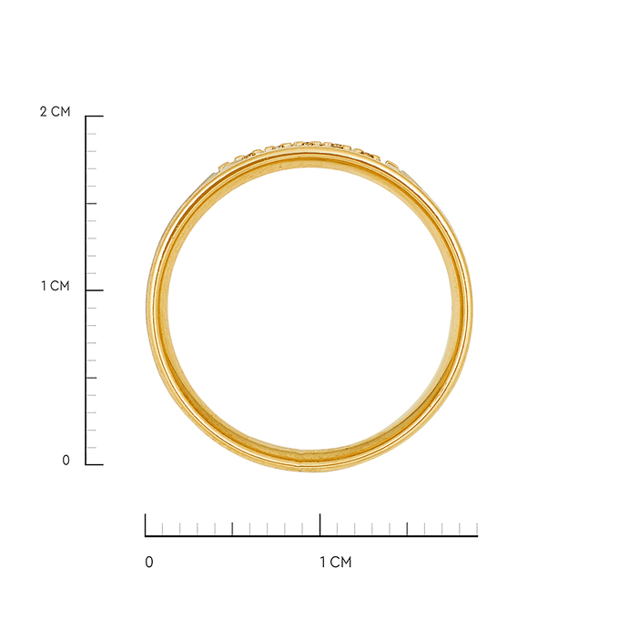 Кольцо из золота 585 пробы c бриллиантами, Л 4609 2503 за 39600