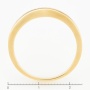 Кольцо из желтого золота 585 пробы c 12 бриллиантами Л54044152 фото 4