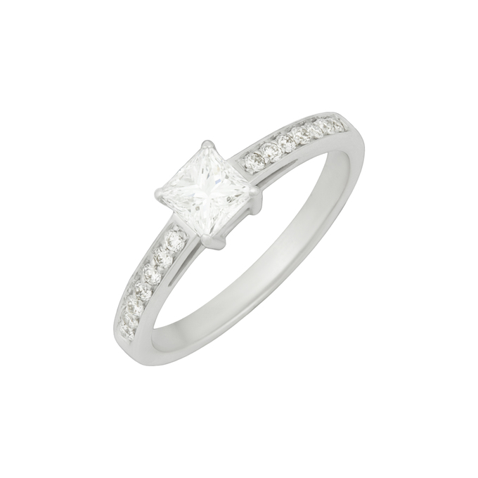 Кольцо из золота 585 пробы c бриллиантами, Л 1911 8670 за 120000