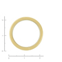 Кольцо из желтого золота 750 пробы c 3 бриллиантами Л25081661 фото 4