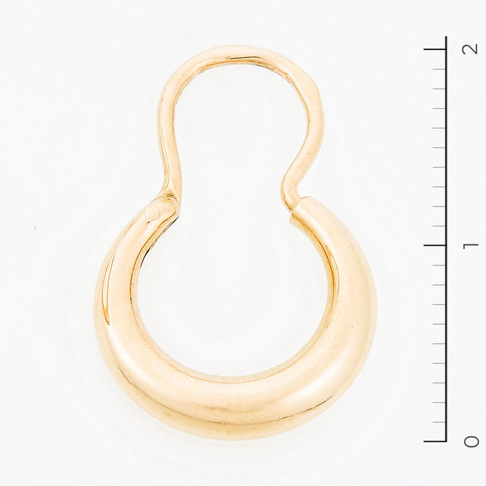 Серьги из красного золота 583 пробы