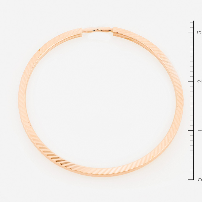 Серьги из красного золота 585 пробы