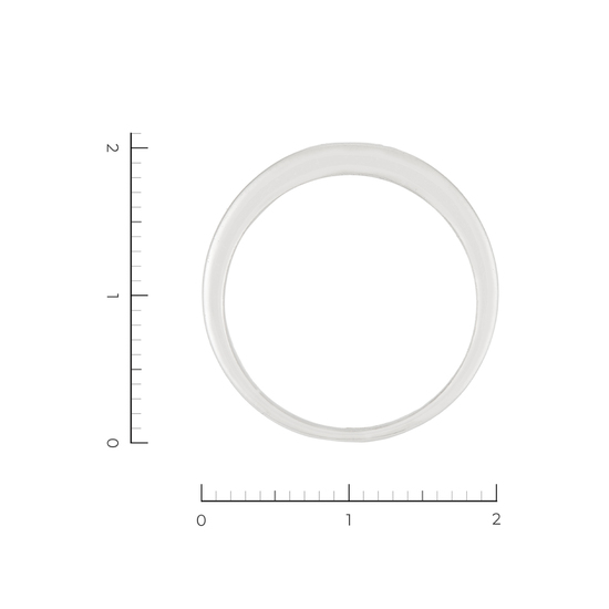 Кольцо из белого золота 750 пробы c 1 бриллиантом, Л24144197 за 90230