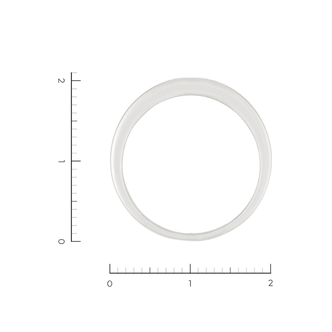 Кольцо из белого золота 750 пробы c 1 бриллиантом, Л 2414 4197 за 90230
