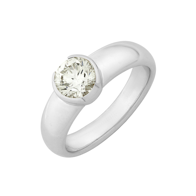 Кольцо из золота 750 пробы c бриллиантом, Л 2812 3264 за 380000